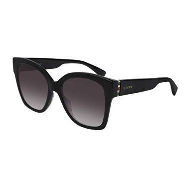 Imagem de Óculos de Sol - Gucci GG0459S 001 Preto Tam. 54
