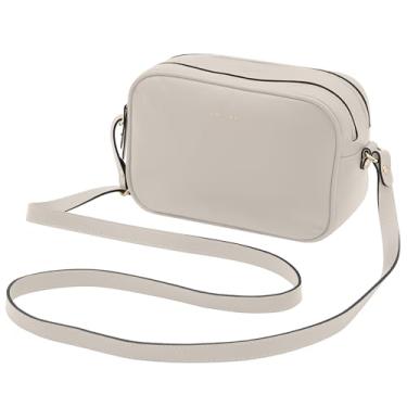 Imagem de Mariart Guaraná Tropicália Bolsa Transversal Femina de Couro Bovino Legítimo (Branco Tucano)