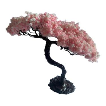 Imagem de TTETTZ Árvore modelo, arquitetura de cenário de, mini árvore de flor de cerejeira, artificial para paisagem de cenário