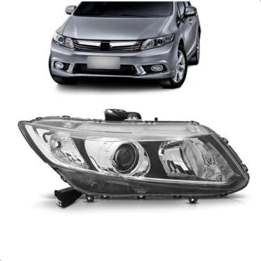 Imagem de Farol para Honda Civic 2013 A 2016 Eletrico Com Motor - SP ACESSÓRIOS,