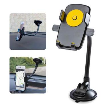Imagem de Suporte Celular Universal Gps Veicular Fixação Ajustável 360º - XH