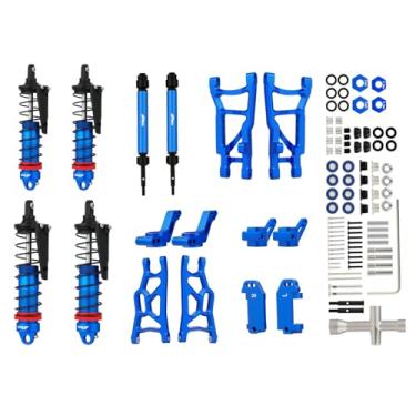 Imagem de NMNRC Aluminum for 1/10 Slash 2WD VXL Upgrades Part Suspension Arm Front Rear Shock Drive Shaft Caster Block Steering Blocks Stub Axle C Hub Carriers