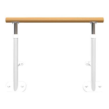 Imagem de Barra de balé montada na parede, bastões de dança ajustáveis, bastões de dança profissionais com suporte para tripé para exercícios ativos de alongamento no estúdio em casa (A 1,5 m)