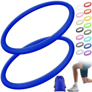 Imagem de Patella Tendon Support Foilswirl Silicone, 2 peças, azul royal
