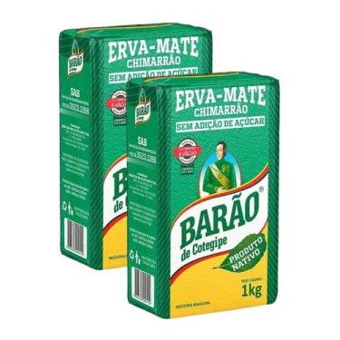 Imagem de 2 Erva Mate Chimarrão BARÃO NATIVA Vácuo Sem Glúten 1Kg - Barão de Cot