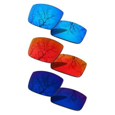 Imagem de ToughAsNails 3 pares de lentes polarizadas de substituição para Oakley Gascan OO9014 Pack-IFM8