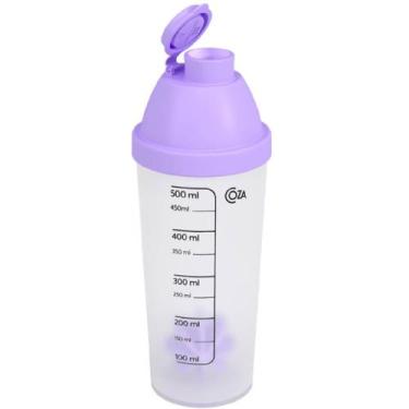 Imagem de Shakeira Nutri 500ml com Misturador e Tampa Lilás - 13154/0521 - COZA