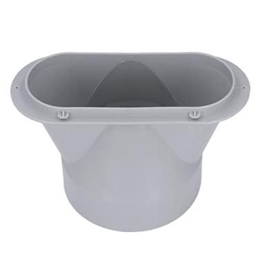 Imagem de Couplador de mangueira de exaustão portátil de ar condicionado Adaptador de janela de material de abdções de 5 polegadas para solução de refrigeração eficiente do tubo de exaustão