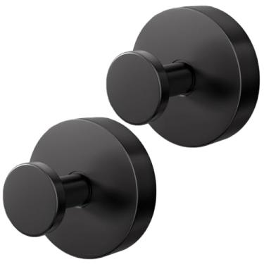 Imagem de Runivor Ganchos resistentes com ventosa para chuveiro, banheiro, cozinha, porta de vidro, espelho, impermeável, à prova de ferrugem, removível, fixação forte, azulejo – bucha, toalha, casaco, suporte