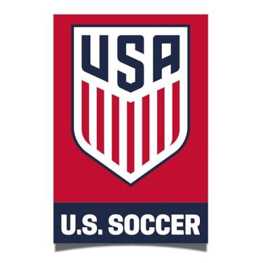 Imagem de Desert Cactus Pôster de futebol americano USMNT USMNT Seleção Nacional masculina dos Estados Unidos 28 cm por 43 cm decoração quarto (28 x 43 cm) (Design F, papel)