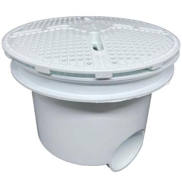 Imagem de Dreno/Ralo de fundo Anti Hair Turbilhão para Piscina de Vinil  Brustec