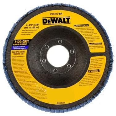 Imagem de Disco Flap G120 115 x 22,23mm Dw8310br Dewalt