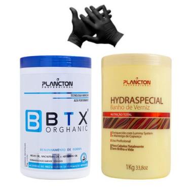 Imagem de Btx Orghanic 1kg + Máscara Verniz 1kg Plancton