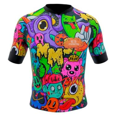 Imagem de Camisa de Ciclismo Masculina Sport Marcio May Monstros