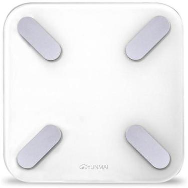 Imagem de Balança Corporal Digital Yunmai X Branca Com Led, Até 180 Kg