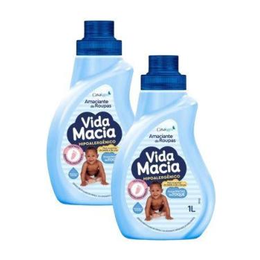 Imagem de Kit 2 Amaciante Diluido Vida Macia Glicerina e Lavanda 1L