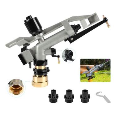 Imagem de Kit 4 Und Aspersor Canhão Premio Agricola Irrigador Metálico - KF IMPO