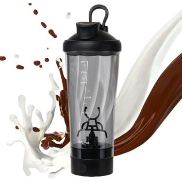 Imagem de Copo De Liquidificador Elétrico Para Bebidas | Garrafa Elétrica Portátil Para Misturar Sucos | Máquina Liquidificadora Leve De 700ml Com Motor De Alta Velocidade 7000rpm Para Casa Cozinha