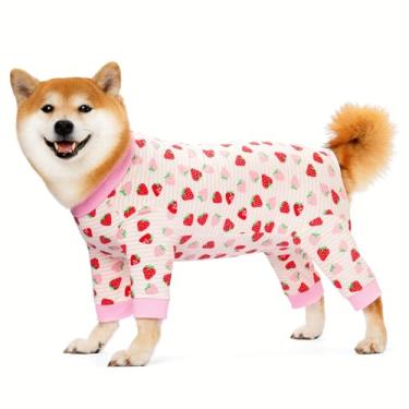 Imagem de Pupsooft Terno de recuperação para cães com zíper completo, macacão de quatro pernas, macacão de recuperação de cães após cirurgia, fofo body macio cone alternativo masculino feminino neutro