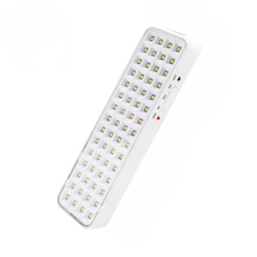 Imagem de Lâmpada de emergência 30 ou 60 Leds Recarregável Luz branca fria (60 LEDS-2 Luminárias)