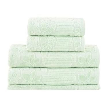 Imagem de Kit Jogo De Toalhas Buddemeyer 5 Peças Banho Rosto e Piso Lollipop 100