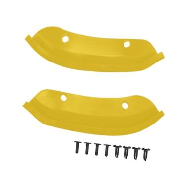 Imagem de Generic 2x Protetor de canto de spoiler de para-choque dianteiro, reforço de, acessórios automotivos, proteção de acessórios de alto desempenho, Amarelo