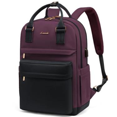Imagem de Mochila para laptop LOVEVOOK 17,3" com porta USB impermeável