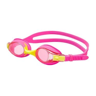 Imagem de rockible Óculos de natação para crianças Óculos de natação para crianças de sem vazamento de para para mergulho com snorkel na piscina, Rosa Amarelo