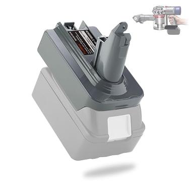 Imagem de FcotMiue Adaptador de bateria compatível com conversor de limpador Dyson V6 compatível com bateria de lítio Makita 18V para funcionar com Dyson V6 Animal Absolute Absolute Fluffy Slim DC58 DC59 DC62