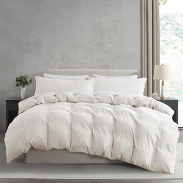 Imagem de Nestl Off White Duvet Cover King Size - Soft Prewashed King Duvet Cover Set, 3 Piece, with Zipper Closure, 1 Duvet Cover 104x90 inches and 2 Pillow Shams