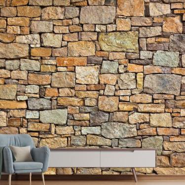 Imagem de Papel de Parede Pedras Canjiquinha Rustico Sala Painel - 259pcp - Allo