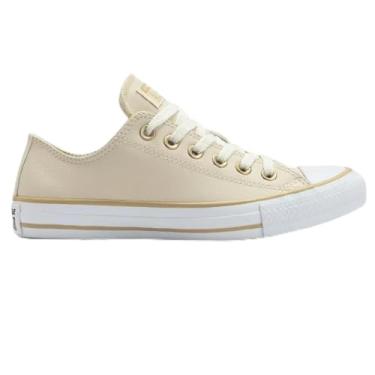Imagem de Tenis All Star Chuck Taylor Cano Baixo Ref Ct045 Bege/branco 040