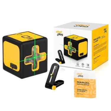 Imagem de Mini Nível Laser Verde com Bip, Autonivelamento e Suporte Magnético – Bateria USB Recarregável