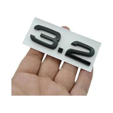 Imagem de Emblema Em Letras 3D ABS Audi, Adesivo Para Lateral Do Carro, Decalque