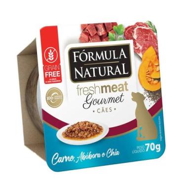 Imagem de Patê Fórmula Natural Fresh Meat Gourmet Carne 70g para Cães - ADIMAX