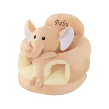 Imagem de Almofada Bebê Cercadinho Assento Antiqueda Infantil Alimentação Manter Postura Com Enchimento(ELEFANTINHO)