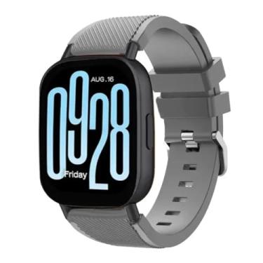Imagem de Pulseira esportiva de silicone para Redmi Watch 3 Lite, acessórios de relógio inteligente, cinto de substituição (grey)