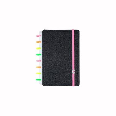 Imagem de Caderno inteligente A5 Lets Glitter Neon Black CIA5213