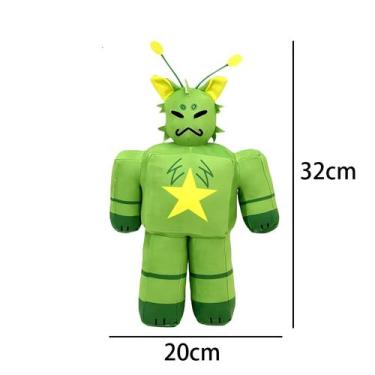 Imagem de Boneco Robô Gato Verde 30cm, Almofada De Pelúcia Macia Regretevator, P