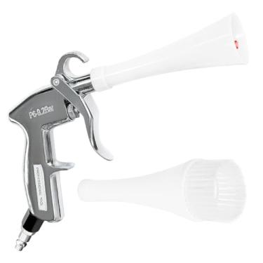 Imagem de Socpuro Pistola de limpeza por sopro de ar de pressão, pistola de ar para secador de carro com 2 bocais, pistola de sopro de ar de sujeira e poeira funciona com compressor de ar