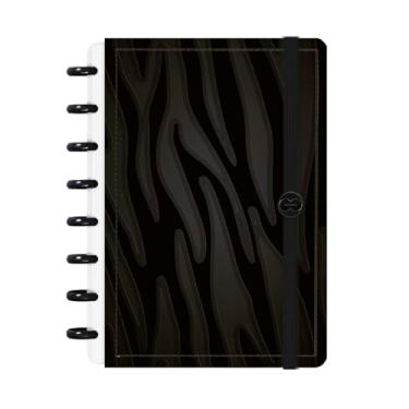 Imagem de Caderno De Disco Iscool Inteligente P Natural Fashion Zebra Preto