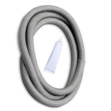 Imagem de W10906683 Peça de reposição para vedação de porta de secadora para AP6034191, WP3390731, W10389571, WPW10389571, 4460936, 692494, PS11766744, W10823580 - Compatível com alguns Crosley, Kenmore e