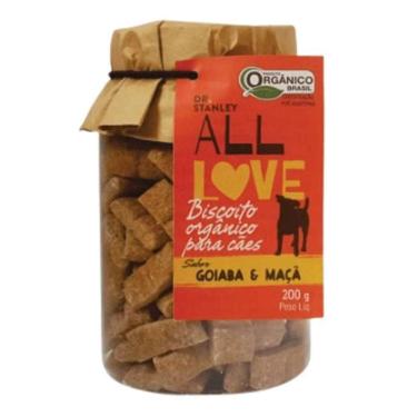 Imagem de Biscoito Orgânico Para Cães Goiaba E Maçã All Love 200G