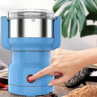 Imagem de Moedores de café Moedor elétrico de grãos de café de 4 lâminas de aço 