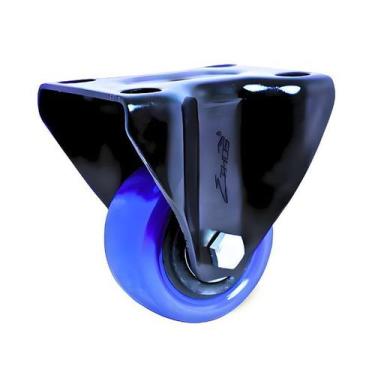 Imagem de 4 Rodízios Fixo 2 Pol. PVC Azul 50Kg Para Móveis- Master Roll