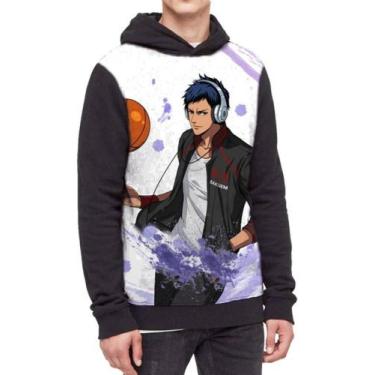 Imagem de Moletom Com Capuz Gakuen Ref:477 - smoke, Preto, GG