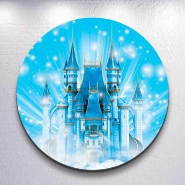 Imagem de Decoração com capa de painel festa princesa cristal mini e grande tama