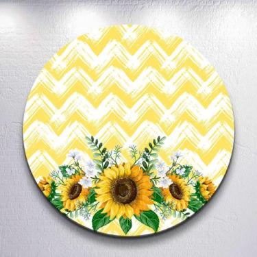 Imagem de Painel Sublimado Capas Flores Girassois Decoração Festa Estampa Femini