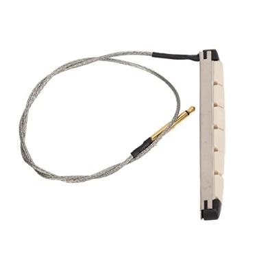 Imagem de Domary Guitarra Captador Vara Ponte Tira Integrada Acústico Folk Instrumento Musical Substituindo Peças Terno Baixo