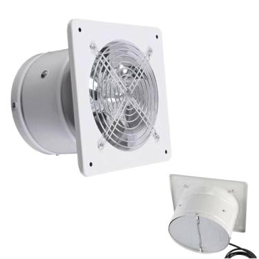 Imagem de 7 inches,Exaustor Axial de Porão de 6-7 Polegadas 220V de Baixo Ruído, Ventilador de Exaustão de Casa de Banho 40W-50W 2800RPM para Cozinha, Lavandaria, Escritório, Garagem, 7 Polegadas